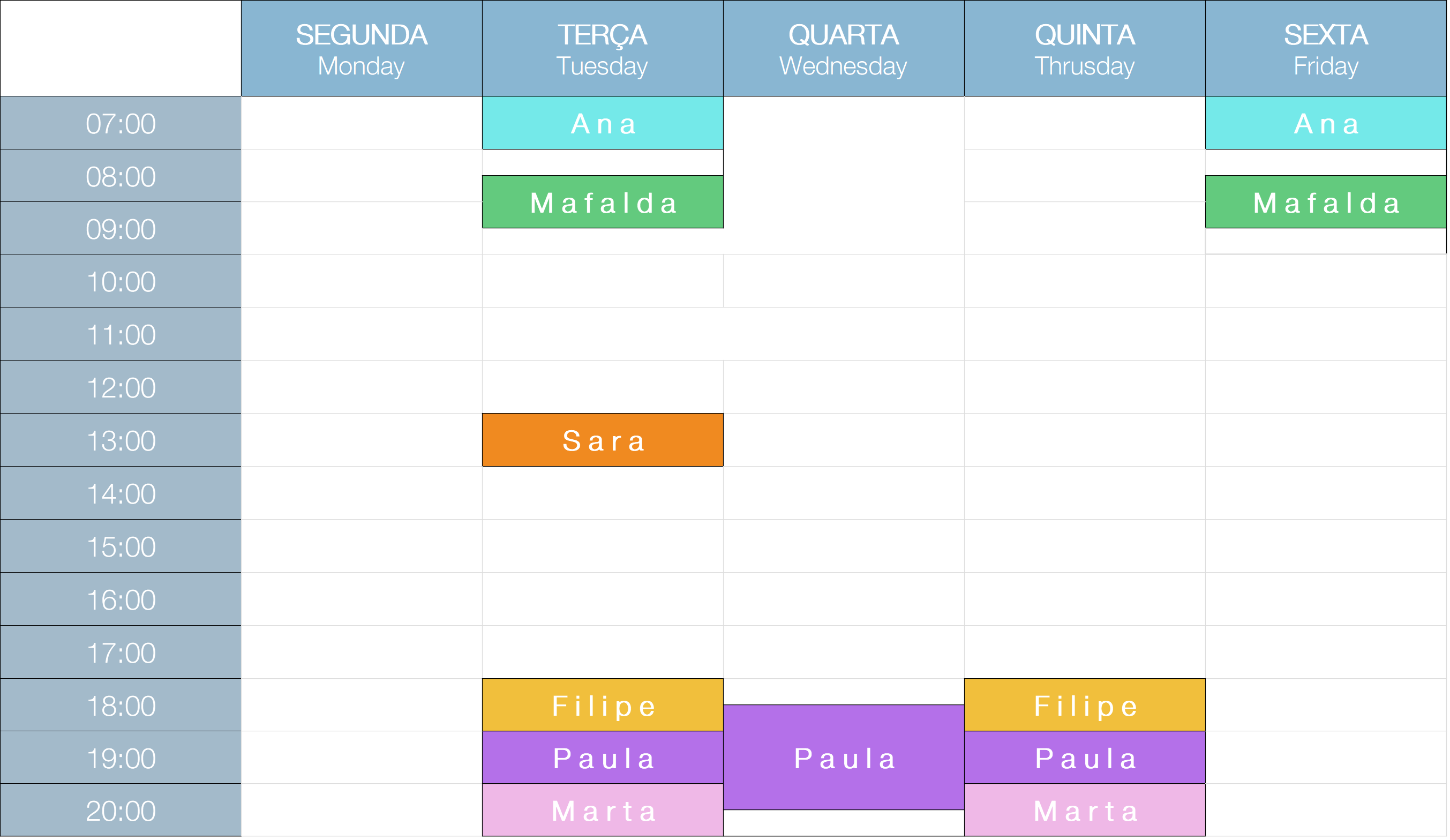 horario out 24